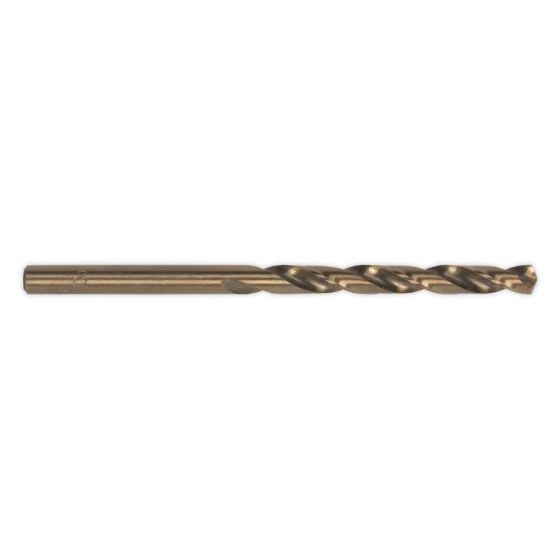 HSS Cobalt Fully Ground Drill Bit 3.5mm Pack of 10 Sealey Part No. DB035CB