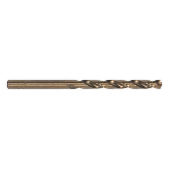 HSS Cobalt Fully Ground Drill Bit 5mm Pack of 10 Sealey Part No. DB050CB