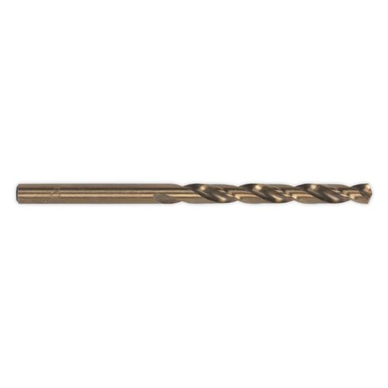 HSS Cobalt Fully Ground Drill Bit 5.5mm Pack of 10 Sealey Part No. DB055CB