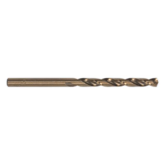 HSS Cobalt Fully Ground Drill Bit 6mm Pack of 10 Sealey Part No. DB060CB