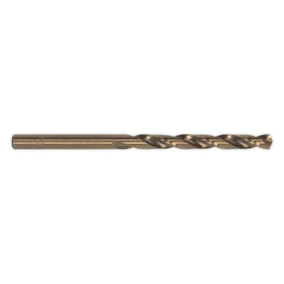 HSS Cobalt Fully Ground Drill Bit 7mm Pack of 10 Sealey Part No. DB070CB