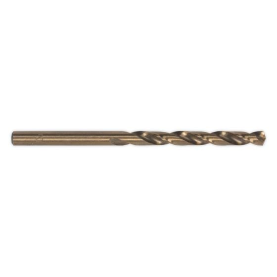 HSS Cobalt Fully Ground Drill Bit 8.5mm Pack of 10 Sealey Part No. DB085CB