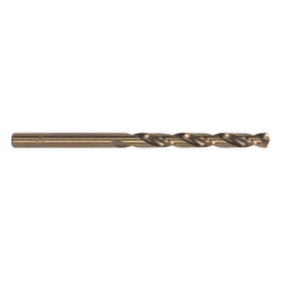 HSS Cobalt Fully Ground Drill Bit 10mm Pack of 5 Sealey Part No. DB100CB