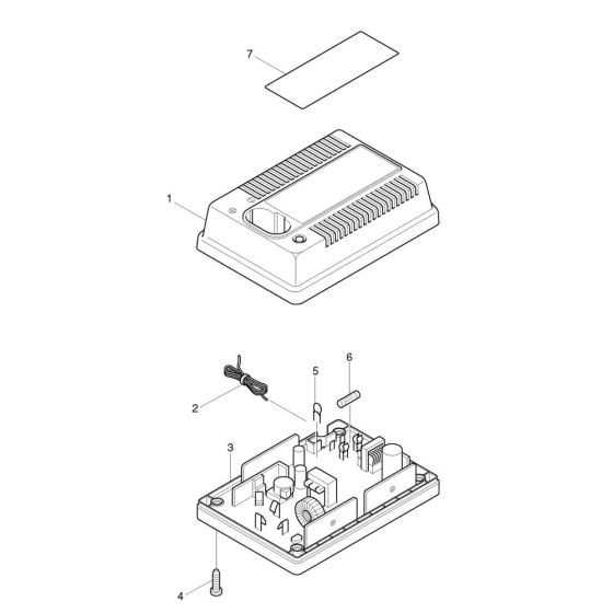 Complete Assembly for Makita DC1209 Battery Charger