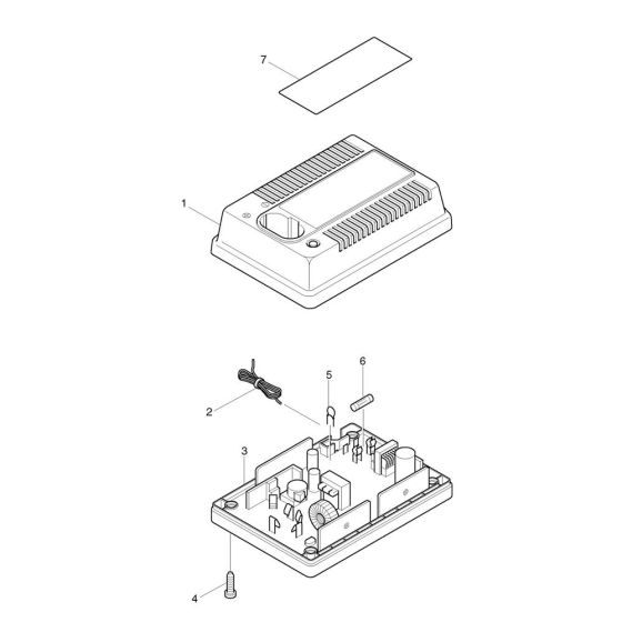 Complete Assembly for Makita DC1439 Battery Charger