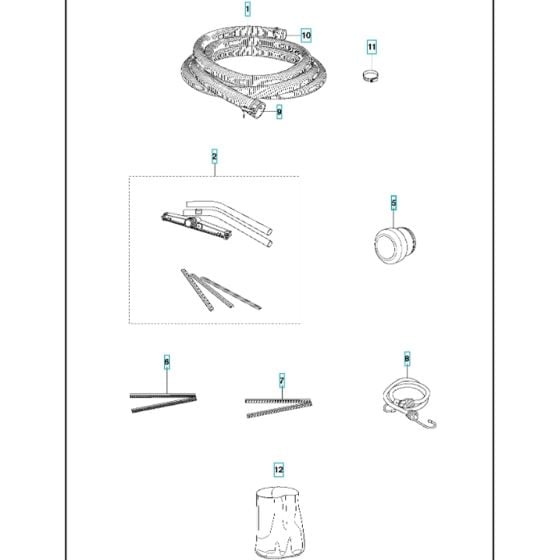 Accessories for Husqvarna DC5500 Dust Extractor