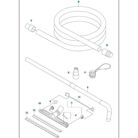 Accessories for Husqvarna DE130H Dust Extractor