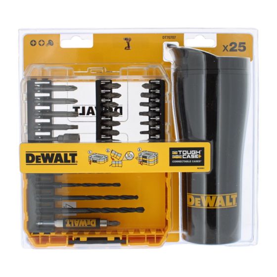 Dewalt DT70707 Drill Drive Set, 25 Piece + Mug