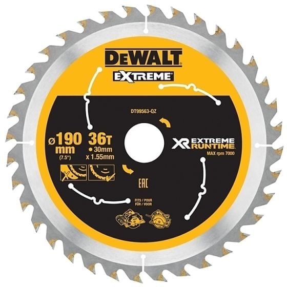 FlexVolt XR Circular Saw Blades 190mm