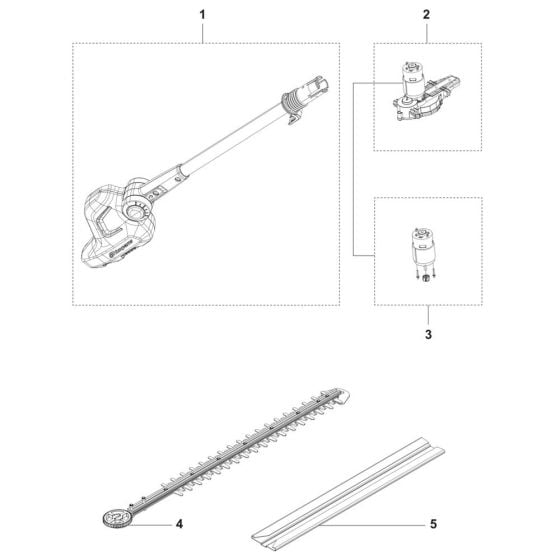 Complete Assembly for Husqvarna DH110 Attachment