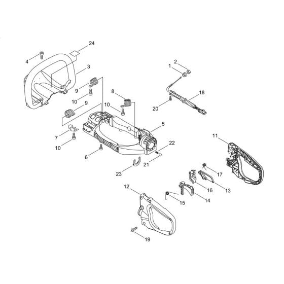 Handle for Shindaiwa DH185ST Hedgetrimmer