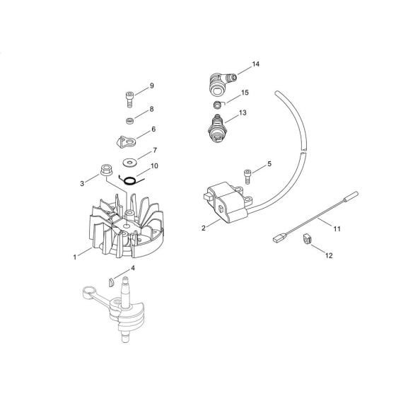 Magneto for Shindaiwa DH202 Hedgetrimmer