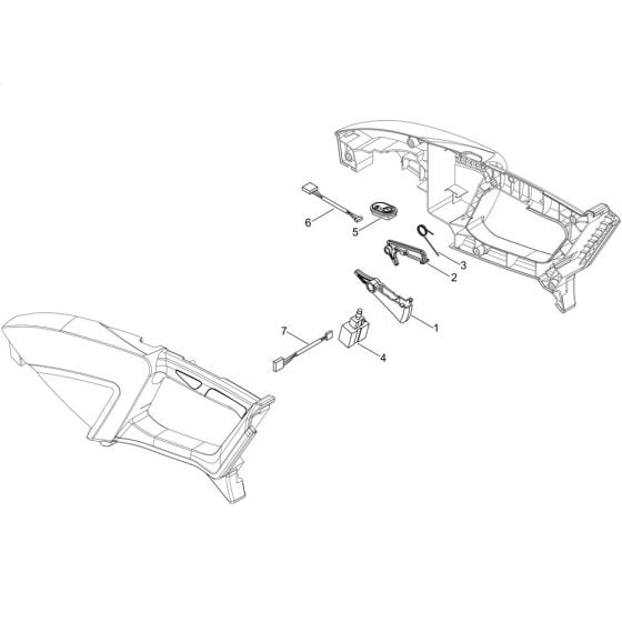 Throttle for ECHO DHC-200 Hedgetrimmer