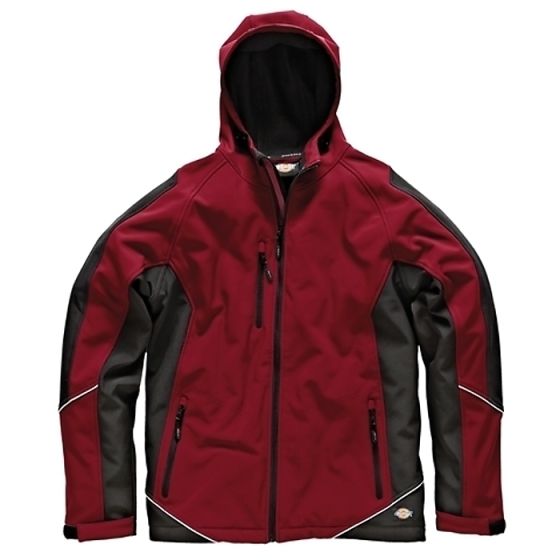 Two Tone Soft Shell Red/Black Jacket