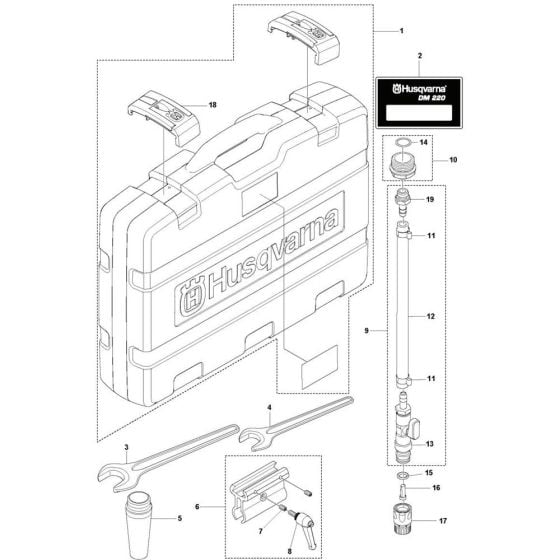 Accessories for Husqvarna DM 220 Core Drill