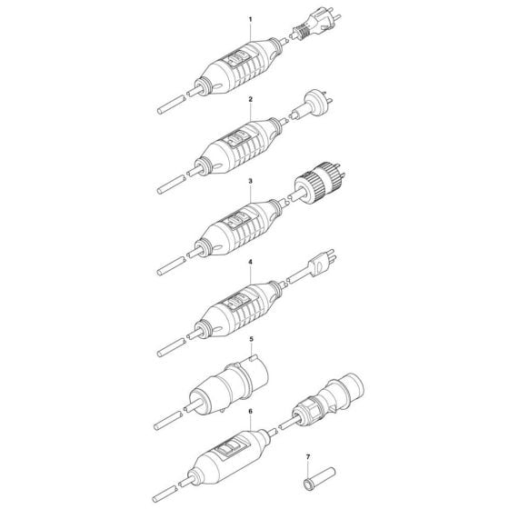 Electrical Assembly for Husqvarna DM 220 Core Drill