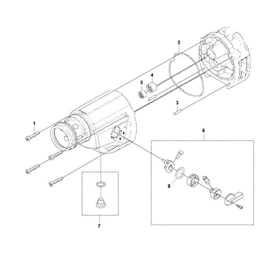 Gearbox Assembly for Husqvarna DM 220 Core Drill