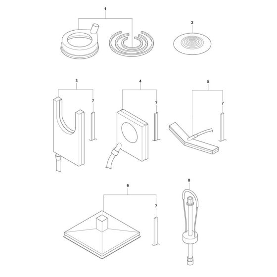 Accessories for Husqvarna DM 230 Core Drill