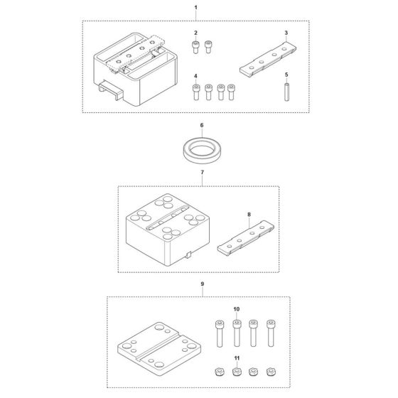 Accessories for Husqvarna DM 280 Core Drill