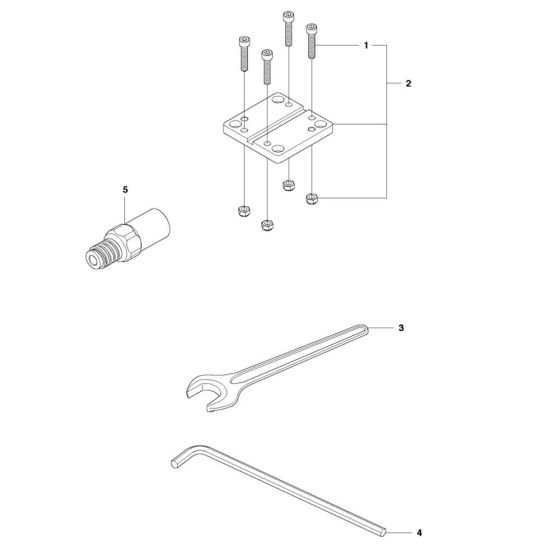 Accessories -2 for Husqvarna DM 280 Core Drill