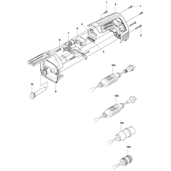 Electrical Assembly for Husqvarna DM 280 Core Drill