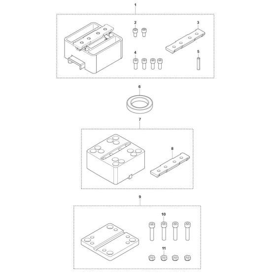 Accessories for Husqvarna DM 340 Core Drill