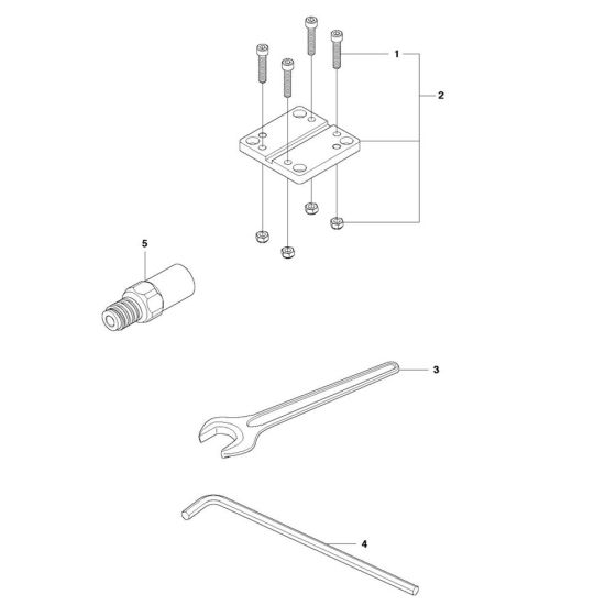 Accessories -1 for Husqvarna DM 340 Core Drill