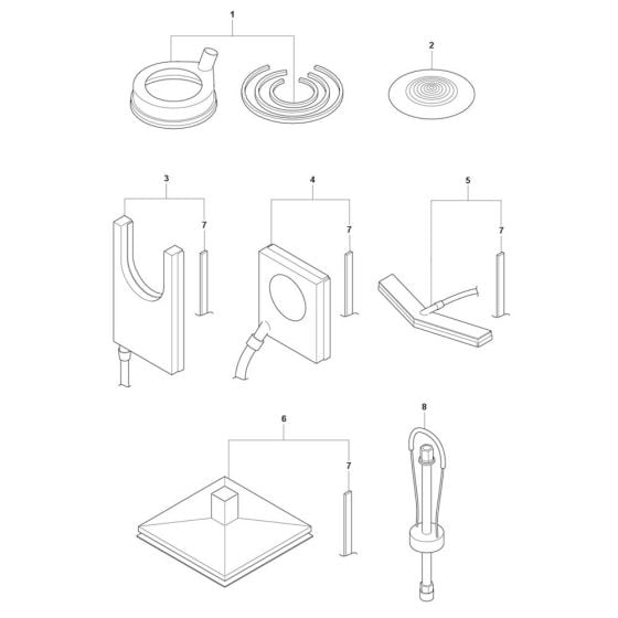 Accessories -1 for Husqvarna DM 540i Core Drill