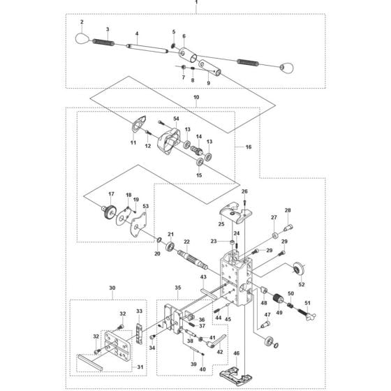 Carriage Assembly for Husqvarna DMS 240 Drill Stands & Unit