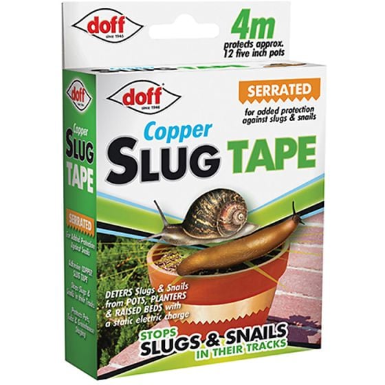 Slug & Snail Adhesive Copper Tape - CDU 4M by DOFF - DP1020