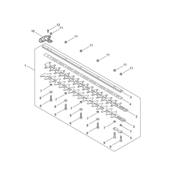 Cutting Blade for ECHO DPAS-HCA Attachment