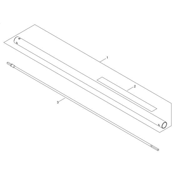 Main Pipe for ECHO DPAS-TRIMMER Attachment