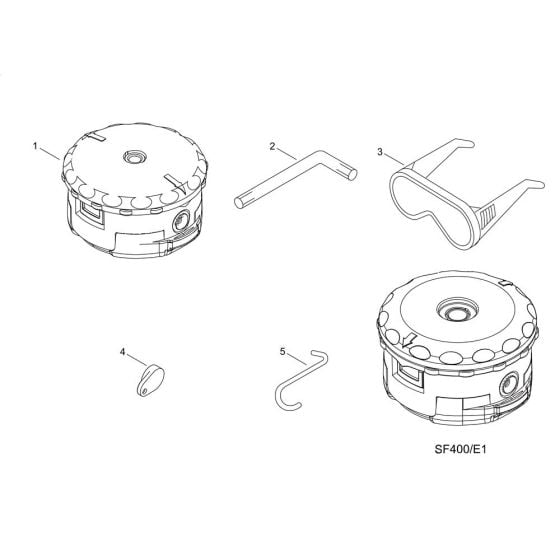 Accessories for ECHO DPAS-TRIMMER Attachment