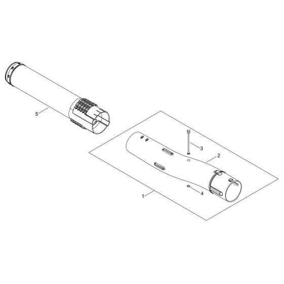 Pipe for ECHO DPB-600 Blower