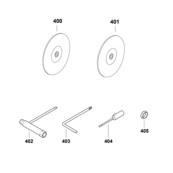 Accessories for Makita DPC6401 Disc Cutter