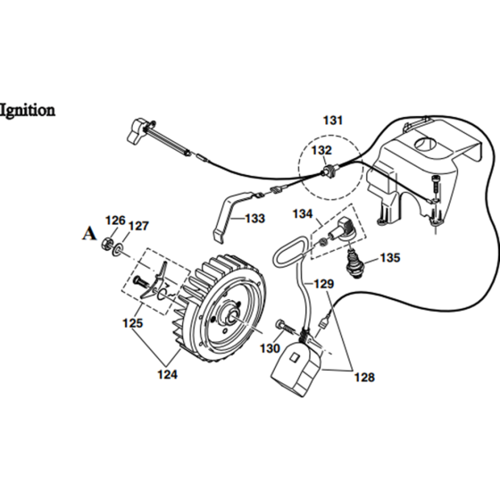 Ignition Assembly for Makita DPC6410 Disc Cutter