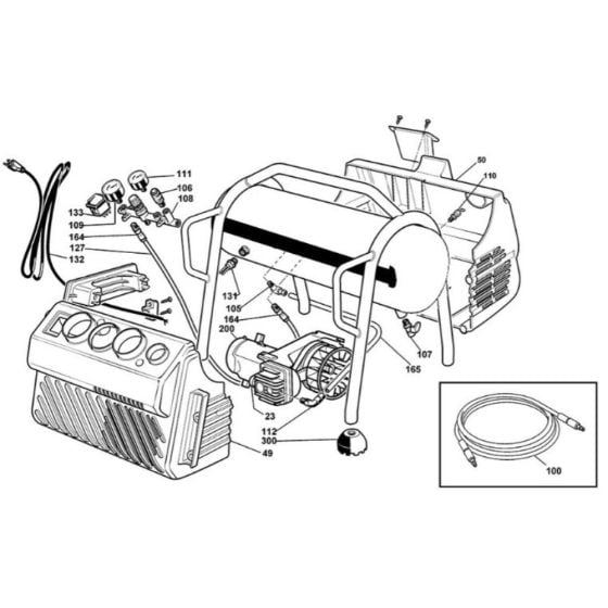 Main Assembly for DeWalt DPC6MRC Compressor