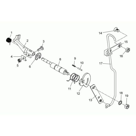 Eccentric Shaft Assembly for Wacker DPS2050 Plate Compactor