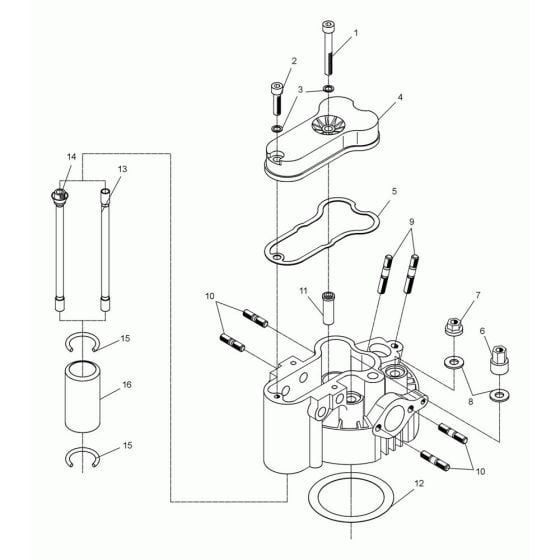 Cover Assembly for Wacker DPS3050 Plate Compactor