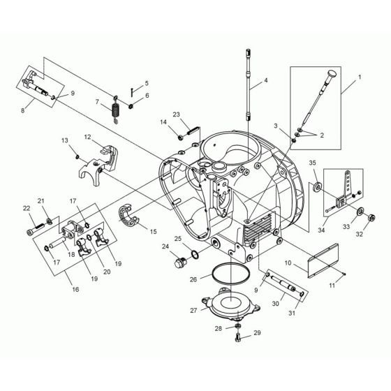 Lever Bracket Assembly for Wacker DPS3060 Plate Compactor