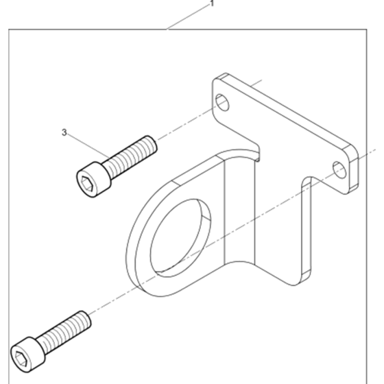 Towing eye Assembly for Wacker DPU2550H-5000205380 Rev.110 Plate Compactor