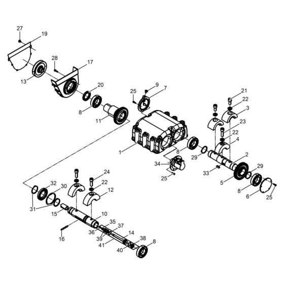 Excitier Assembly for Wacker DPU40 Plate Compactor