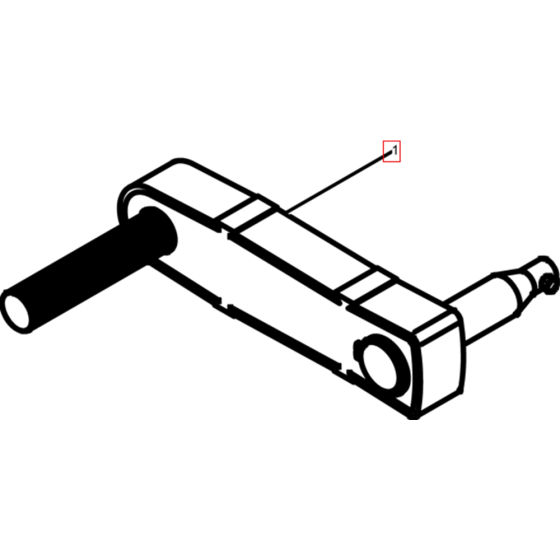 Starting Crank Assembly for Wacker DPU4545H-5100009661 (Diesel-Crankstarter) Rev.101 Reversible Plate Compactor