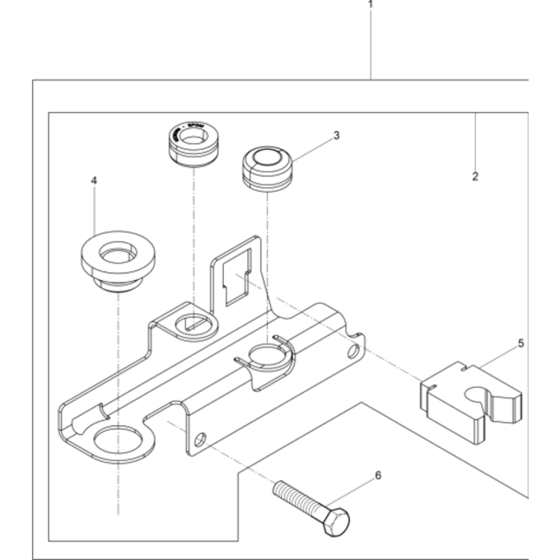 Kit-mounting-Starting crank Assembly for Wacker DPU5545H-5000220474 Rev.101 Plate Compactor