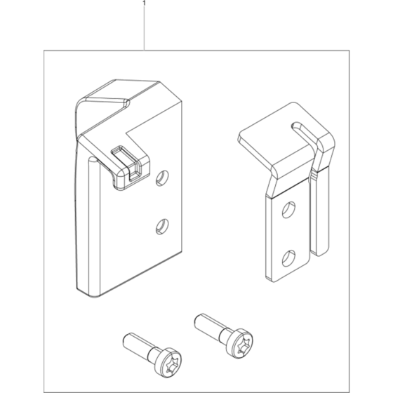 Kit-retrofit belt guide Assembly for Wacker DPU5545H-5100005821 Rev.101 Plate Compactor