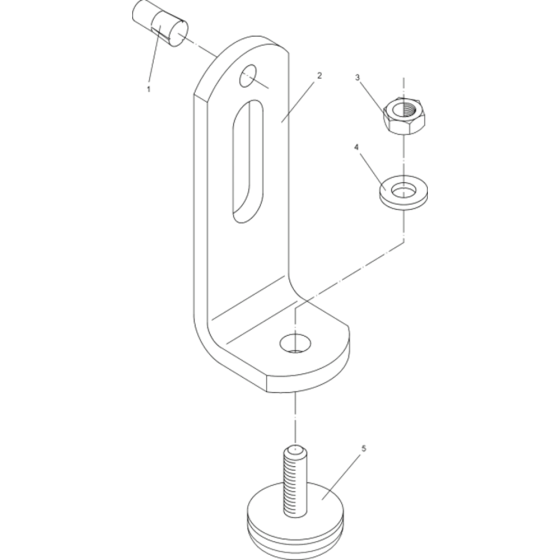 Angle Assembly for Wacker DPU6055-5000020334 Rev.103 Plate Compactor