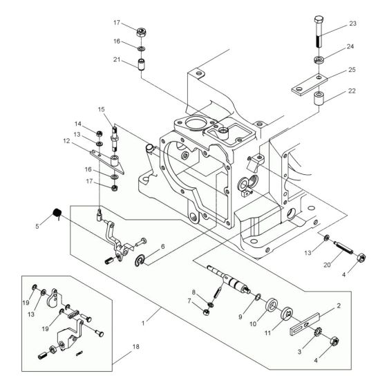 Adjusting Assembly for Wacker DPU7060 Plate Compactor