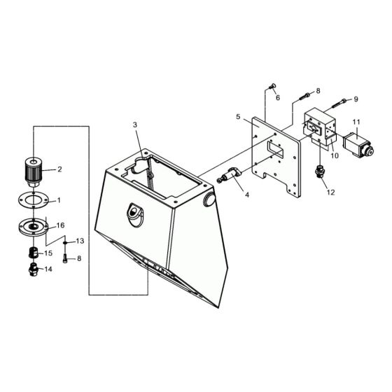 Console Assembly for Wacker DPU7060 Plate Compactor