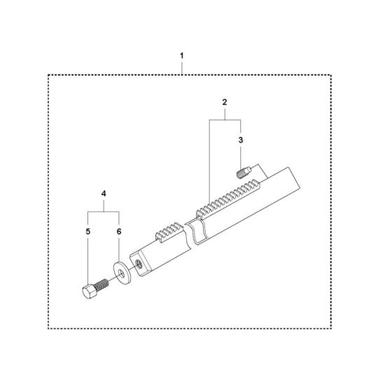 Column Assembly for Husqvarna DS 40 Drill Stand