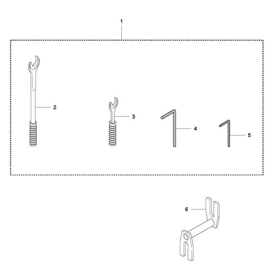 Accessories for Husqvarna DS 40 Gyro Drill Stand